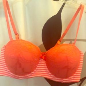 Native intimates hot pink size 34B Push up bra